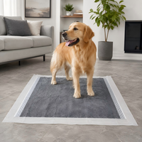Tapis d'apprentissage pour chiens en charbon de bambou PE, jetables, anti-odeur, écologiques, imperméables et anti-fuites, directement de l'usine