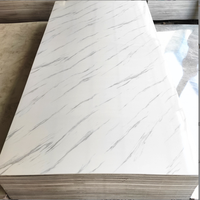 Revêtement UV, PVC brillant, faux marbre, plaque murale 3D, alternative au marbre, dorure dorée, PVC imitation marbre, carrelage mural en céramique