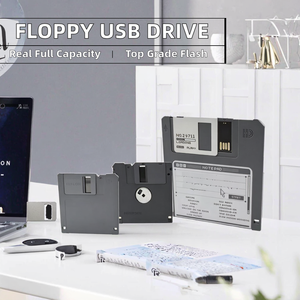 แฟลชไดรฟ์ <span class=keywords><strong>USB</strong></span> 2.0สไตล์ย้อนยุคใหม่8GB 16GB 32GB 64GB 128GB โลโก้ที่กำหนดเอง - Product Image 2