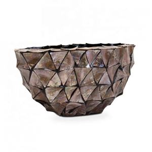 Macetas y macetas de perlas madre para decoración del hogar, florero con incrustaciones de perlas Madre, tendencia de lujo, de mesa antigua - Product Image 3