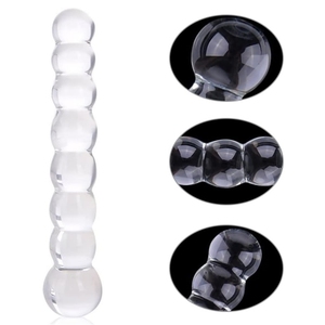 2023 New Glass Dildo <strong>Anal</strong> Beads, Crystal G Spot Stimulation Pleasure Wand Penis <strong>Anal</strong> Sex Toys for Couple Women - Product Image 2