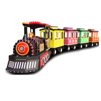 Top Qualité Center Commercial Électrique D'équipement Touristique Enfants Jeux Sans Rail Batterie Train Manèges