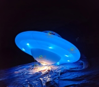Structures gonflables lumineuses LED personnalisées Aoqile, effets lumineux dynamiques pour l'entrée des parcs d'attractions, aménagement paysager pour les événements