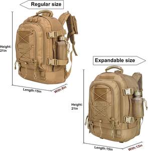 BSCI Usine Grande Capacité <span class=keywords><strong>45L</strong></span> Bug Out Sac camouflage Molle Tactique 3P Style Sac À Dos - Product Image 2