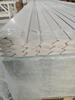 Moulures de finition en pin Radiata blanc, assemblées par joint de doigt, apprêtées, direct usine, style moderne