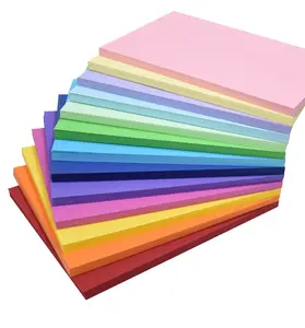 70g 80g 120g Bright Color Papers Cardboard A4 Size Colored Paper Sheets
