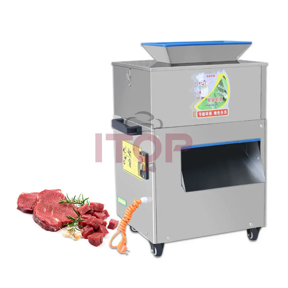 卸売商業ミートダイサーマシン冷凍ミートスライサーホーム野菜カッター2.5Kwミートキューブ切断機