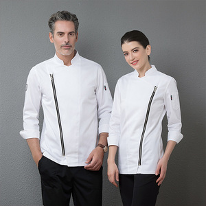 Respirant hommes et femmes à manches longues Chef <span class=keywords><strong>travail</strong></span> uniforme hôtel Western Restaurant cuisine cantine restauration pâtisserie Chef uniforme - Product Image 1