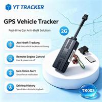 Traceur GPS Mini 2G TK003 pour Voiture Moto Véhicule Suivi en Temps Réel Coupure Moteur à Distance Étanche IP65 Plateforme et Application Gratuites