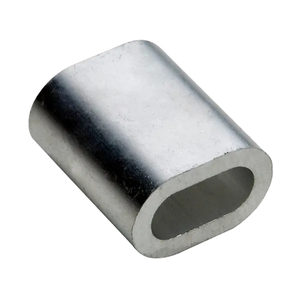 Manchon de sertissage ovale en aluminium DIN3093 pour câble métallique, attache-câble, pince de serrage, manchon de sertissage pour boucle, matériel de rigging en gros - Product Image 3