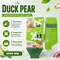 Boîte en carton imprimé écologique et recyclable avec pelliculage mat et fermeture à rabat pour l'emballage d'aliments pour animaux de compagnie