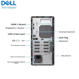 Nueva Computadora de Escritorio Empresarial OptiPlex 7020 MT con Procesador Core I7-14700, Gráficos Integrados de Alto Rendimiento y 12 GB de Memoria de Video - Product Image 6