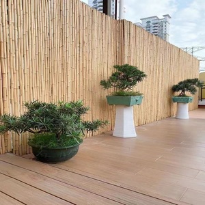 Clôture en bambou pour cour, séparateur de <span class=keywords><strong>jardin</strong></span>, clôture décorative de style japonais, balcon extérieur, clôture en bambou carbonisé, clôture de pavillon, haie - Product Image 3