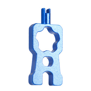 Dr. Herramienta gigante cuatro en uno con boquilla de aire, llave de válvula multifuncional de aleación de aluminio para reparación de neumáticos de bicicleta - Product Image 4