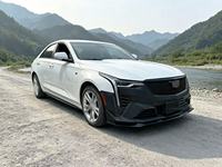 Kits de carrosserie de pare-chocs avant de haute qualité pour Cadillac CT4 2020-2023 : Lame de pare-chocs avant, calandre, cache-antibrouillard, support de plaque d'immatriculation et spoiler