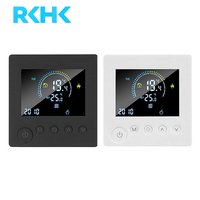 Termostato Inteligente WiFi RKHK con Pantalla LED a Color, Cable Sensor de 3 Metros para Hotel, Apartamento, Sala de Estar