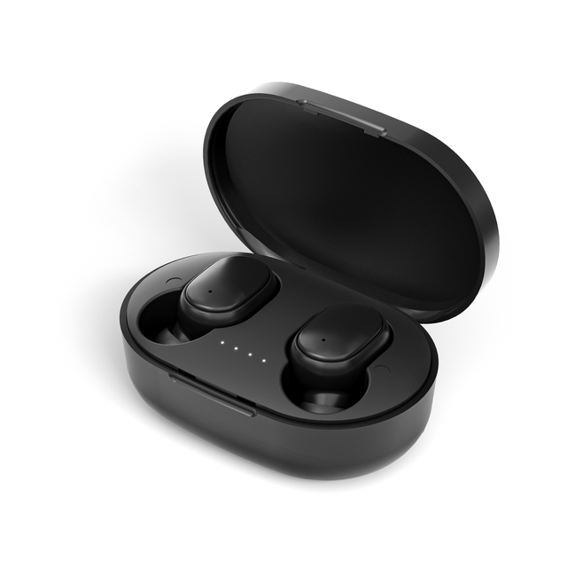 Wireless TWS Earbuds Comfortable Sport Dual Microphone Headphone 200mAh USB Rechargeable Earphone