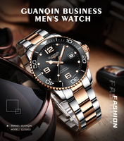 Montre de sport mécanique automatique de luxe pour homme, bracelet en acier inoxydable, fonction plongeur, cristal saphir, affichage du cadran à aiguilles, ETA