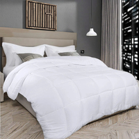 Couette King Size Insert Down Alternative Couette pour toutes les saisons, Couverture de literie matelassée en microfibre douce de qualité hôtelière