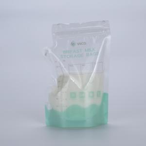 Sachets de conservation du <span class=keywords><strong>lait</strong></span> <span class=keywords><strong>maternel</strong></span> personnalisés en PET/PE recyclé, avec fermeture éclair, prêts à l'emploi, imprimés en gravure - Product Image 4