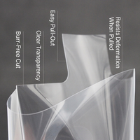 Pochettes transparentes en PP pour cartes, porte-cartes gaufré extractible, sac intérieur de protection transparent pour l'affichage des cartes à collectionner