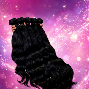 Pazhani Hair Enterprises - Cheveux humains indiens Remy 100% authentiques - Qualité supérieure - Cheveux tissés à la machine - Style européen et américain - Product Image 1