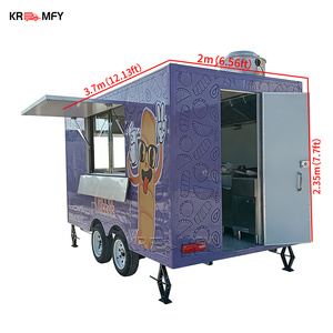 Tailor DOT CE Certified Fully Equipped For ODM Kitchen Ice Cream Hamburger Fast Food Street Concession Trailer - Product Image 5