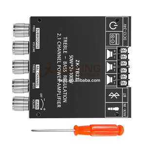 Placa amplificadora Digital <span class=keywords><strong>Bluetooth</strong></span> 2,1 Con subwoofer de modulación de alta y baja frecuencia TPA3116D2 Chip Original 50W * 2 + 100W - Product Image 5