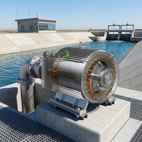 Générateur micro-hydraulique à aimant permanent de 50 kW 300 tr/min pour turbine hydraulique