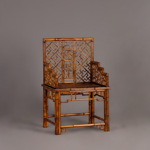 Fauteuil en bambou style Ming, fait main, avec assemblage à mortaise et tenon, chaise de salon, origine Anji, accessoire pour cérémonie du thé - Product Image 2