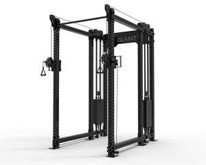 חם מכירה רב פונקציונלי מתלה כוח כלוב סקוואט לעמוד עם למשוך את הבר ואת משקל אחסון משקל לחדר כושר ביתי - Product Image 1