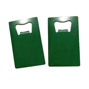 Abrebotellas de cerveza de sublimación de tarjeta en blanco de acero inoxidable personalizado tamaño de tarjeta de visita - Product Image 5