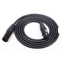 Nouveau câble DMX en gros, câble de signal XLR mâle vers femelle pour l'intérieur