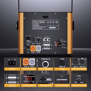 Halloween đèn Disco DMX điều khiển 12W RGB hoạt hình ánh sáng <span class=keywords><strong>laser</strong></span> - Product Image 6