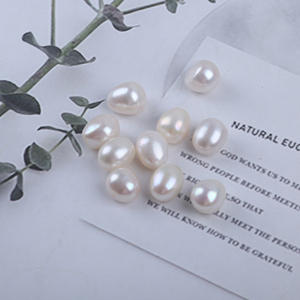 Perlas de Agua Dulce Naturales de Forma Barroca de 8-9 mm, Blancas y Rosas, con Dispersión de Luz de Doble Cara, Cuentas Hechas a Mano para Joyería DIY al por Mayor - Product Image 5