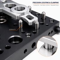 Support de capteur en aluminium usiné CNC sur mesure, outillage d'automatisation, fabricant de composants de précision OEM personnalisés