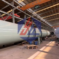 Automatische roestvrijstalen PLC-gestuurde rotatiedroogmachine voor appel/sinaasappel/ananas/druivenpulp fruitresten droger