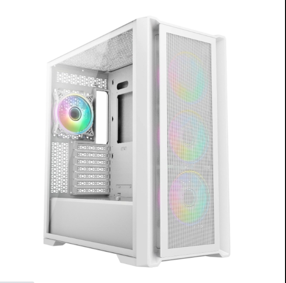 Hot Selling Bulk Package Computer Parts and Accessories Economical SPCC Black Coating New ATX Computer Desktop Pc
