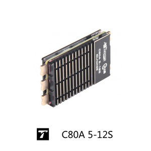 TMOTOR <span class=keywords><strong>Cine</strong></span> 80A 5-12S FPV ESC sin escobillas con chip AM32, 80A continuos, 100A de pico, de plástico para drones FPV de carga pesada <span class=keywords><strong>Cine</strong></span> Lifter - Product Image 5
