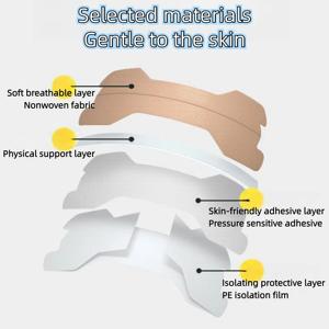 Kostenlose Proben Medical Adhesive Nose Plaster Adhesive Patch Atmungsaktive Nasen streifen - Product Image 4