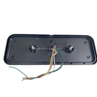 Emark Combinaison Camion Remorque Led Feux Arrière 11 "Rouge Ambre Feu de Position Arrière Débit Tourner Frein Réserve Antibrouillard Réflecteur