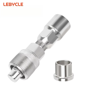 Extracteur de <span class=keywords><strong>manivelle</strong></span> de vélo LEBYCLE en acier au carbone, outil de démontage de pédalier à cannelures carrées, outils de réparation de vélo - Product Image 1