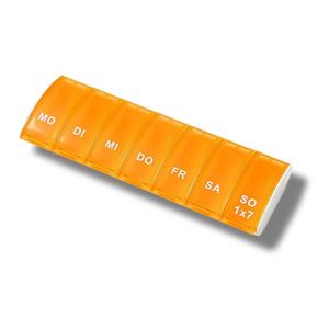 กล่องใส่ยา 7 วัน กล่องยาแบบพกพา กล่องยาขนาดเล็ก กันน้ำ - Product Image 4