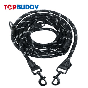 Multifunctional Reflective Dog Rope Leash with <strong>Double</strong> <strong>Ended</strong> <strong>Lead</strong> - Product Image 3