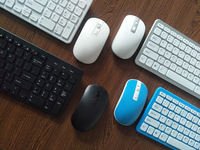 Ensemble clavier et souris sans fil mini multi-appareils professionnel, clavier portable Bluetooth pour téléphone Apple iPad