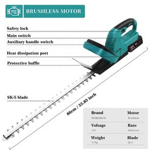 Meilleure Vente : Taille-Haie Multifonction Sans Fil Rechargeable, Cisailles de Jardinage, Outil de Jardinage pour Pelouse - Product Image 4