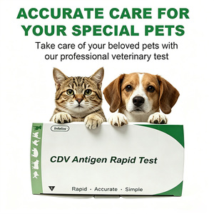 Test de diagnostic vétérinaire rapide combiné FPV/<span class=keywords><strong>FIPV</strong></span>/Giardia pour chiens atteints de parvovirose canine - Product Image 1