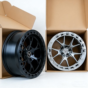 GRAYFOX Jantes de course en aluminium 5X112 5x120 6x135 Beadlock forgées tout-terrain pour BMW Benz Ford Raptor <span class=keywords><strong>Toyota</strong></span> <span class=keywords><strong>Supra</strong></span> GR A90 <span class=keywords><strong>MK4</strong></span> - Product Image 4