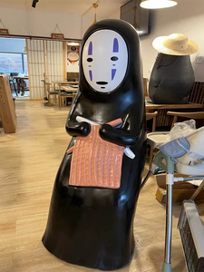 Nhật Bản phim hoạt hình hoạt hình điêu khắc Faceless người đàn ông tượng tùy chỉnh Sushi nhà hàng Nhật Bản cửa hàng thực phẩm cửa hàng nhà hàng trung tâm mua sắm - Product Image 2