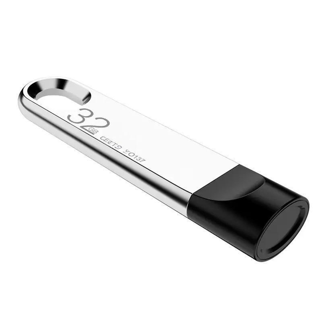 Personalized Logo USB 3.0 Metal Keychain Waterproof Flash Drive 32GB 5 Gbps New 2-Year Warranty No Encryption for Branded Gifts